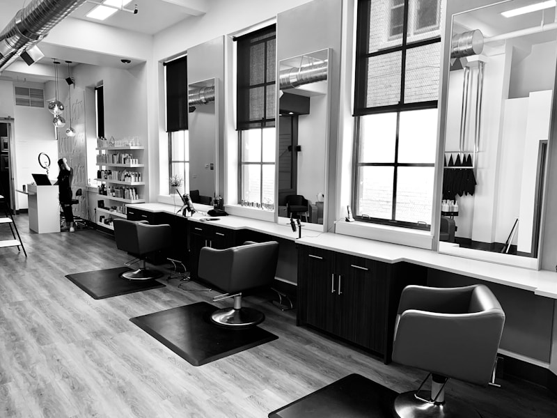 Voorbeeld website voor Kapsalon of Schoonheidssalon